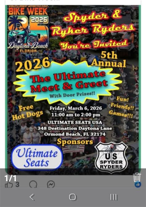 Ultimate Seats Meet & Greet at Daytona Bike Week, Wawa (300 Park Avenue ...