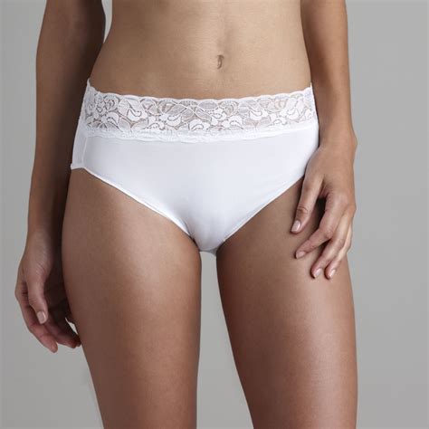 Enchanted Edge Women's Lace Trimmed Brief Panties