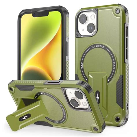 iPhone 15 Back Cover With MagSafe Charging And Invisible Stand – Bharatcase
