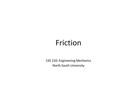 Image result for Dynamics of Machine Friction