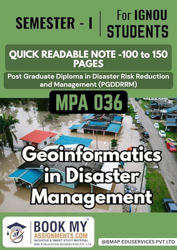 Buy MPA 036 Geoinformatics in Disaster Management | Post Graduate ...