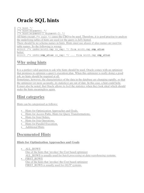 SQL Hints 的图像结果