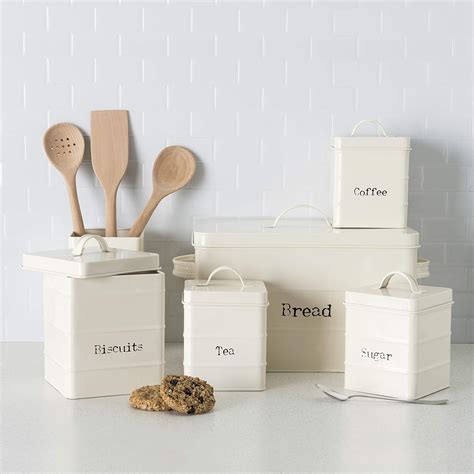 HomeBasics Home Basics Tin Canister Collection, 13-Liter Bread India | Ubuy