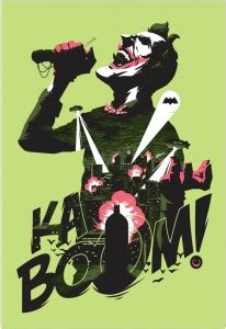 Athah Comic Poster Joker Goes Kaboom Batman Comics Paper Print Paper ...