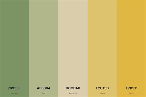 25+ Best Yellow Color Palettes with Names and Hex Codes ...