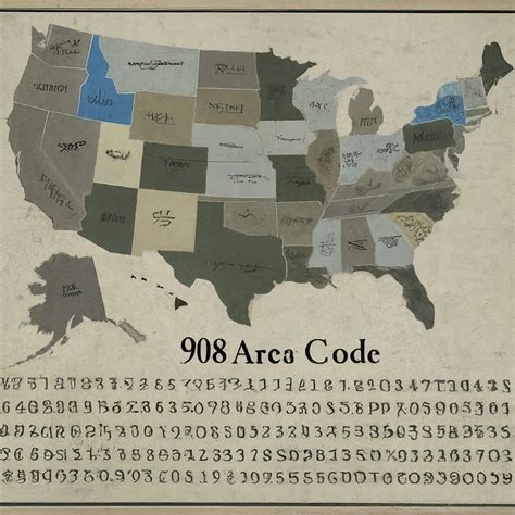 Image result for 908 Area Code Map