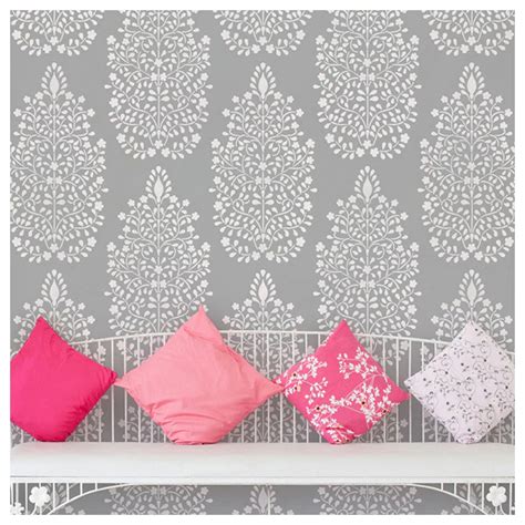 Stencils for Wall Painting (Size 61 X 91 cm) Lumina Flower – Kayra E ...