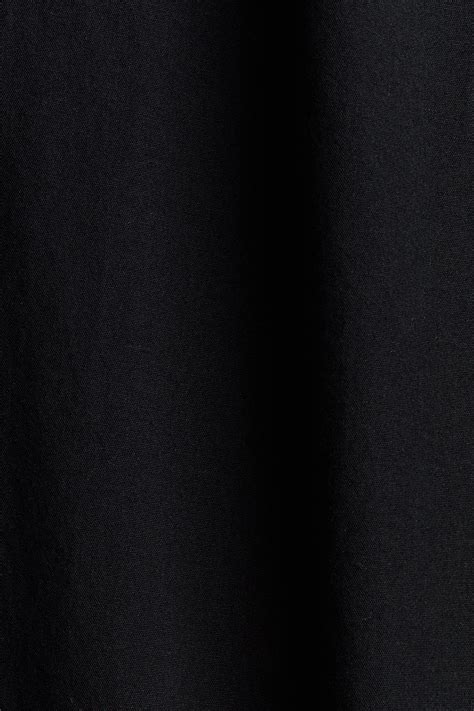 Relaxed Fit Poplin trousers - Black - Men | H&M IN