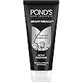 Ponds Bright Miracle Detox Facewash | 10X Power of Activated Charcoal ...