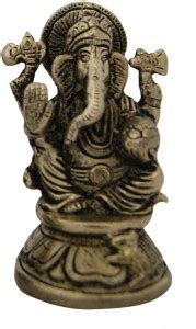 Aaradhi Divya Mantra Lord Ganesha 3.5 Inches Idol Decorative Showpiece ...