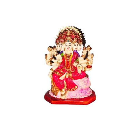 Buy PRATIMA Idol Gayatri MATA Devi Sitting on Lotus, Savitri Hindu ...