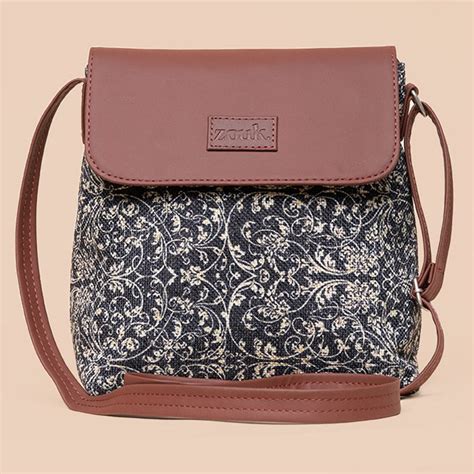 Lattice Lace Flap Sling Bag – Zouk