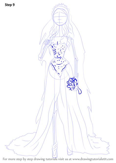 Image result for How to Draw Emily Corpse Bride