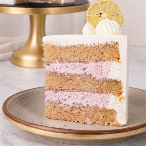Lemon Raspberry Gateaux Cake | Plant-Based Patisserie | Crave by Leena ...
