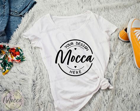 Buy T-shirt Mockup White T-shirt Mockup Editable Color Chart Styled ...