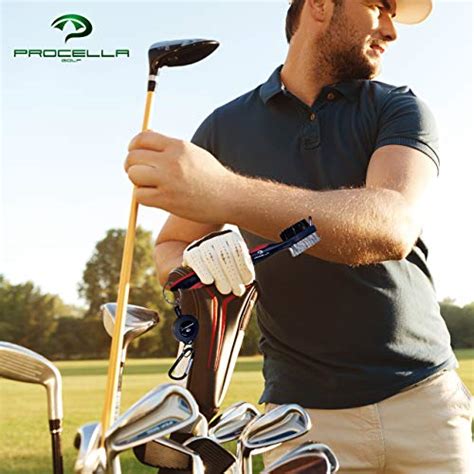 Procella Golf Club Brush - Must-Have Golf Tool for Cleaning Dirty Clubs ...
