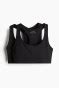 2-pack Medium Support Sports bras - Black/White - Ladies | H&M IN