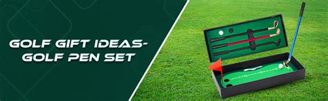 Premium Golf Pen Set For Writing - Mini Desktop Golf Game | Vibrant ...
