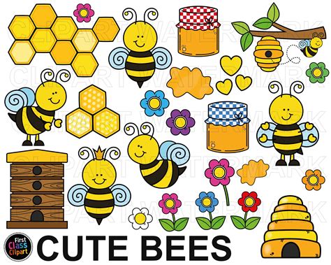 Clipart Honey Bee Hives