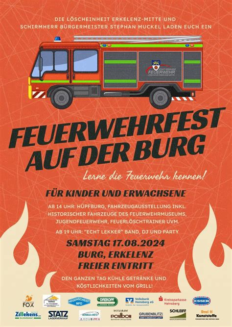 Feuerwehrfest auf der Burg, Burg Erkelenz, 17 August 2024 | AllEvents