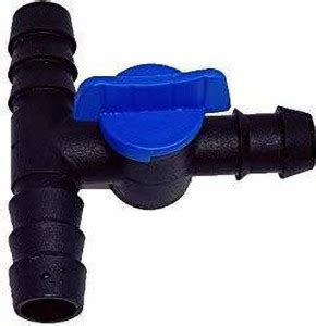 Cinagro 16mm Drip T Connector with tap (100 pieces) Drip Irrigation Kit ...