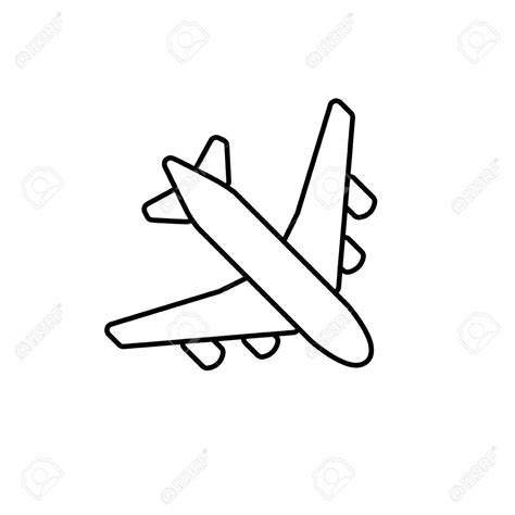 Airplane Drawing Easy at PaintingValley.com | Explore collection of ...