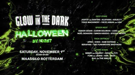 By Night - Glow in the Dark Halloween Special 2025, Maassilo, Rotterdam ...