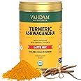 VAHDAM USDA Organic Turmeric Ashwagandha Latte (100 gm / 40 Cups ...