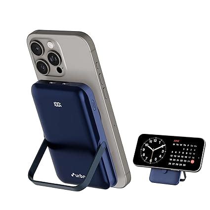 URBN 10000 mAh Stand Pro Magsafe Power Bank with Foldable Metalic Stand ...