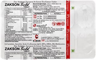 Zakson Gold Tablet 10 - Uses, Side Effects, Dosage, Price | Truemeds