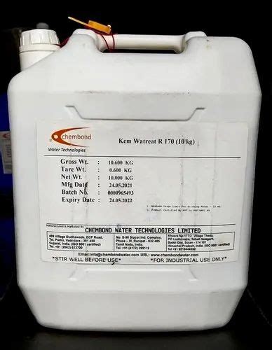 RO Antiscalant Chemical - R170 ID Chembond RO Antiscalant Chemical Kem ...