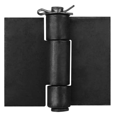 2 Pack 5-1/4" x 4-5/8" Weldable Door Hinges Heavy Duty Metal Gate ...