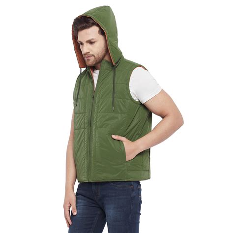 Duke Stardust Men Sleeveless Reversible Jacket (SDZ913)