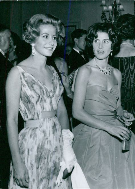 Tina Onassis and Eugenie Niarchos, sisters married to Greek shipping m