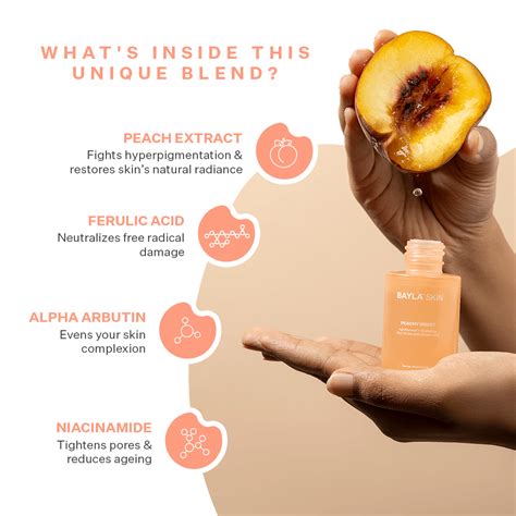 Peachy Boost: Anti-Aging + Hydrating Face Serum for Radiant Skin