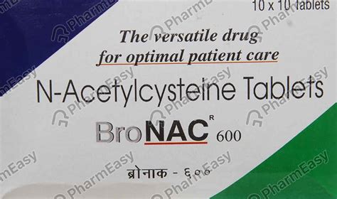 Bronac 600 MG Tablet (10): Uses, Side Effects, Price & Dosage | PharmEasy
