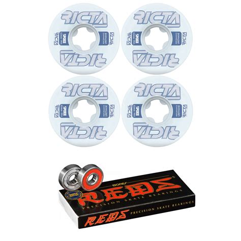 Buy Ricta Skateboard Wheels 55mm Framework Sparx 99A with Bones Reds ...