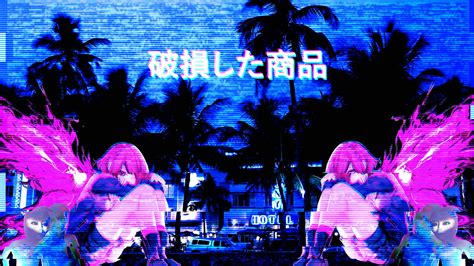 [100+] Vaporwave Anime Wallpapers | Wallpapers.com