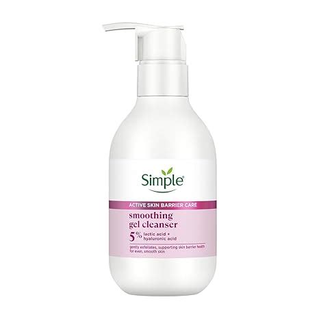 Simple Active Skin Barrier Care Smoothing Gel Face Cleanser 150 ml ...