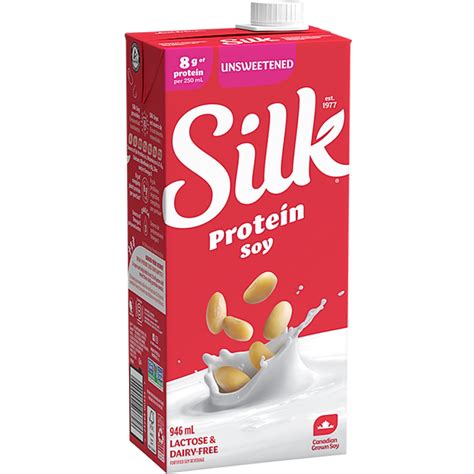 SILK UNSWEETENED ORGANIC SOY BEVERAGE 946 mL - Canteen Canada