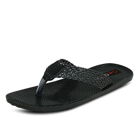 Get Glamr Men's Black Slippers (Get (GET-573) - 10 UK : Amazon.in: Fashion