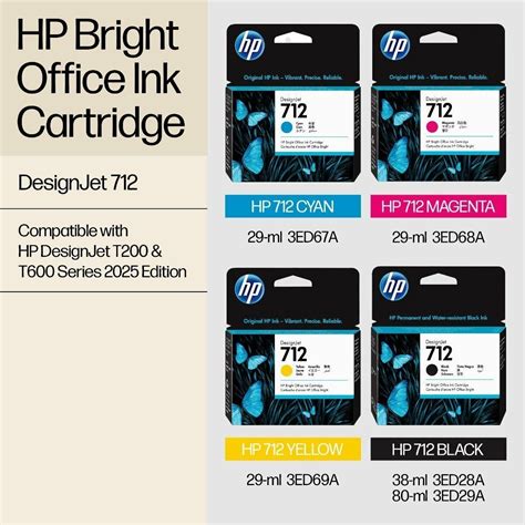 HP DesignJet T650 36-inch (A0) Large Format Plotter Printer 5HB10D with ...