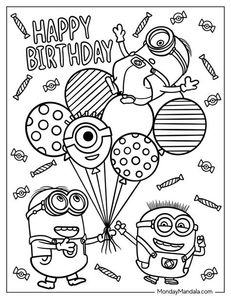 Coloring Pages Happy Birthday [2025]