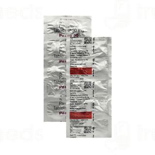 Pexep 30 Mg Tablet 10 - Uses, Side Effects, Dosage, Price | Truemeds