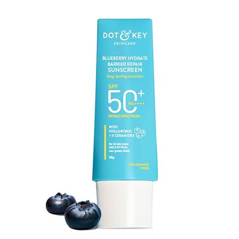 Dot & Key Blueberry Hydrate Barrier Repair Sunscreen Spf 50+,Pa++++|For ...