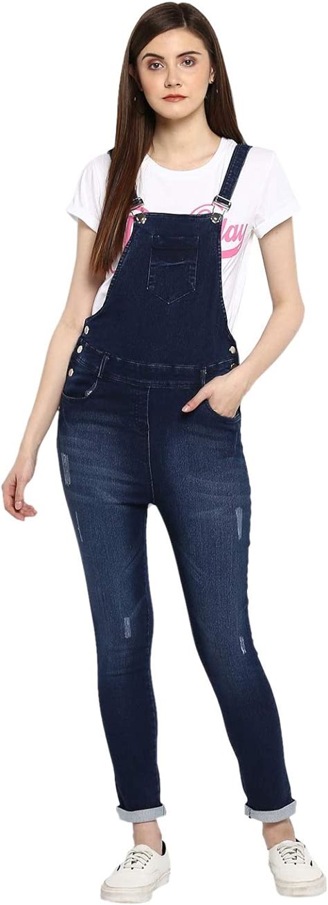 Buy StyleStone (3344RectanglDistrsDungr) Women's Stretchable Distressed ...
