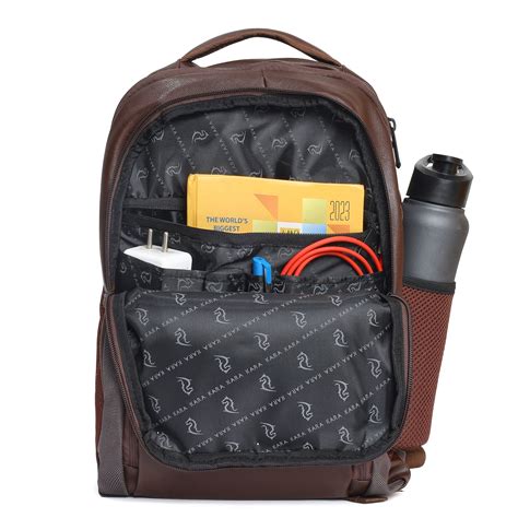 KARA Executive Faux Leather Laptop Backpack