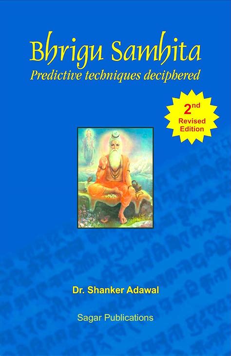 Bhrigu Samhita: Predictive Techniques Deciphered eBook : Adawal ...