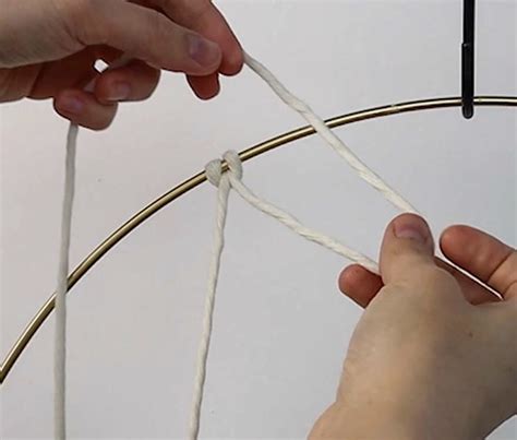 Macrame Tree of Life Tutorial On 8 Inch Hoop 的图像结果