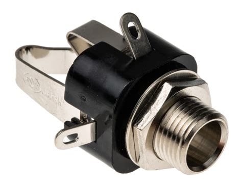 KLB 3 Lumberg | Lumberg Jack Connector 6.35 mm Panel Mount Female 1 ...